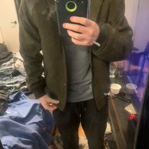 Green American Rag Jacket (Ignore Dirty Mirror)